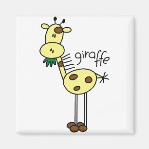 Aimant de girafe de bâton