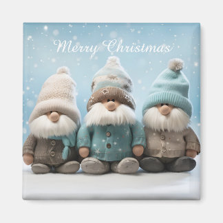 Aimant de Gnome de Noël Mignon