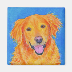 Aimant de golden retriever - "Sydney "