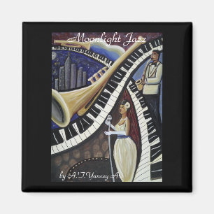 Aimant de jazz de clair de lune