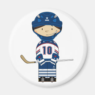 Aimant de joueur de hockey