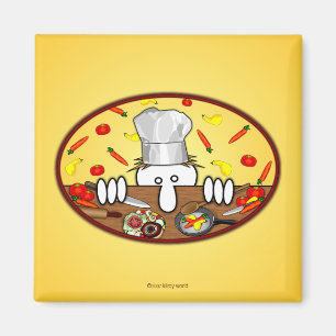 Aimant de Kilroy de chef