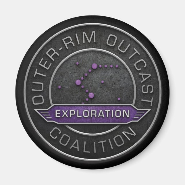 Aimant de la division d'exploration extérieure de  (Devant)