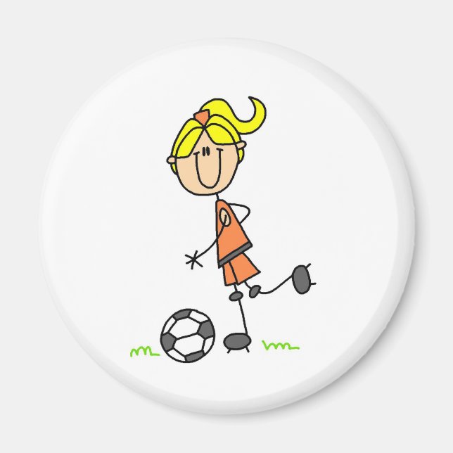 Aimant de la figure de bâton de football (Devant)