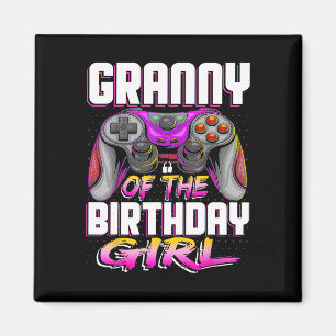 Aimant De La Gamer Girl Matching Jeu vidéo Anniversaire