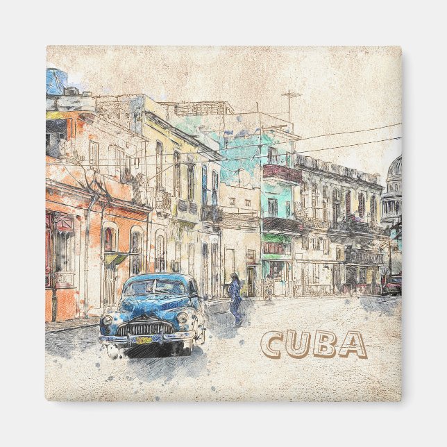 aimant de La Havane, le Cuba (Devant)