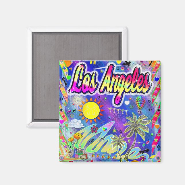 Aimant de la Nouvelle Ère de Los Angeles (Recto/Verso)