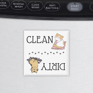 Aimant de lave-vaisselle Chat Mignon