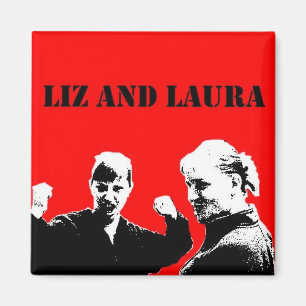 Aimant de Liz et de Laura (style de Che)