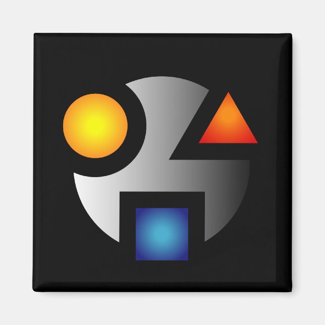 aimant de logo crypté MI (Devant)