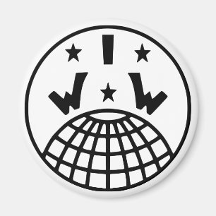 Aimant de logo d'IWW