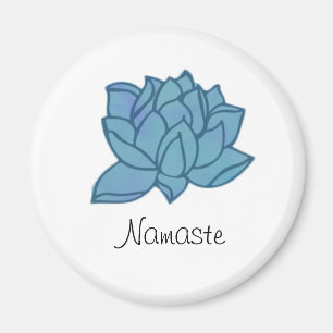 Aimant de Lotus bleu Namaste