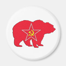 Aimant de l'ours rouge russe