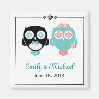 Aimant De Lucy : MARIAGE OWL | Enregistrer l'aimant de da