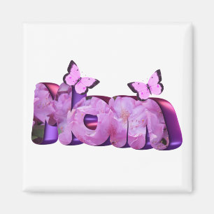 Aimant de maman de rhododendron