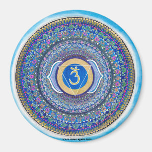 Aimant de mandala de Chakra de troisième oeil
