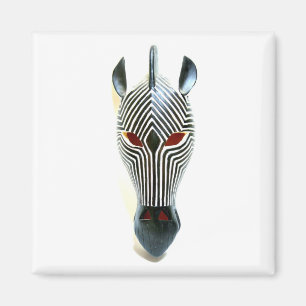 aimant de masque zébrée