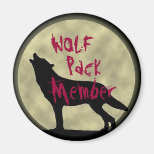 Aimant de membre de meute de loups