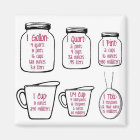 aimant de mesure de cuisine commune