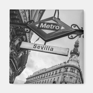 Aimant de métro de Séville : Madrid