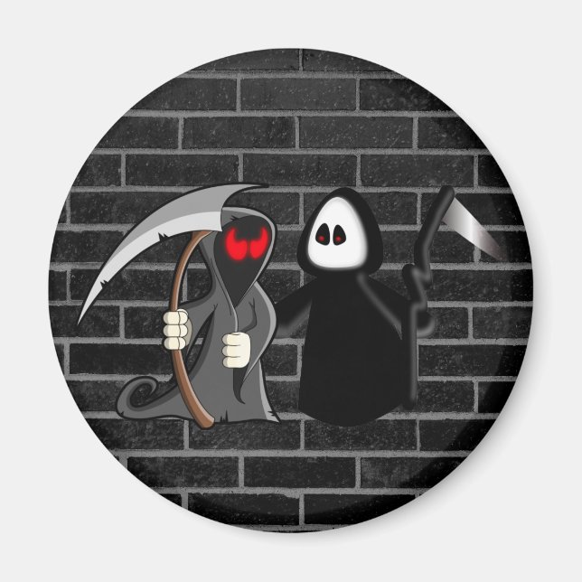 Aimant de mort de la Faucheuse noire (Devant)