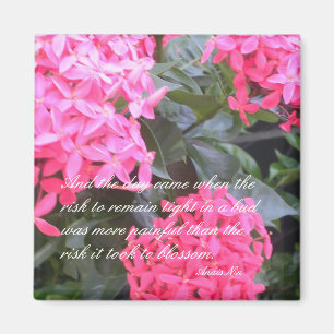 Aimant de motivation de citation d'Anais Nin