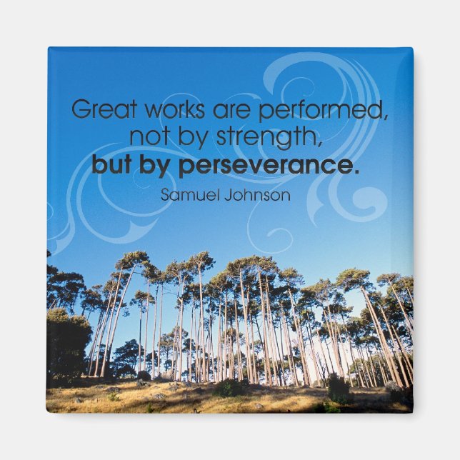 Aimant de motivation de la persévérance (Devant)