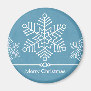 Aimant de Noël aux flocons de neige