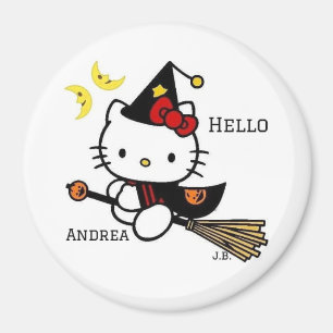 Aimant de nom rond de 3 pouces