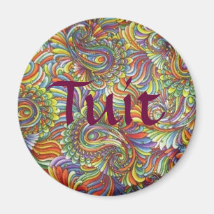 Aimant de Paisley Tuit