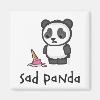 Aimant de Panda triste