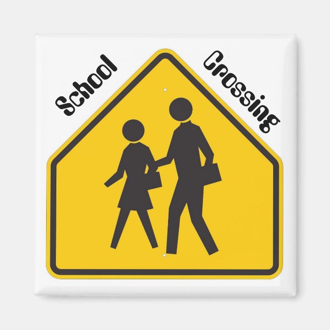 Aimant de passage à l'école (Devant)