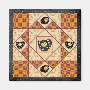 Aimant de patchs de courtepointe pour la campagne