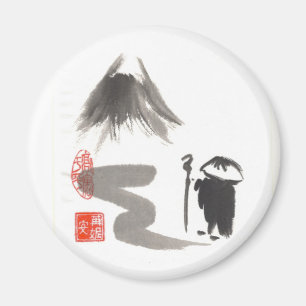 Aimant de pèlerin de zen