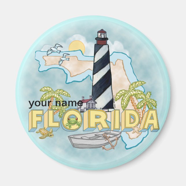 Aimant de phare de Floride (Devant)