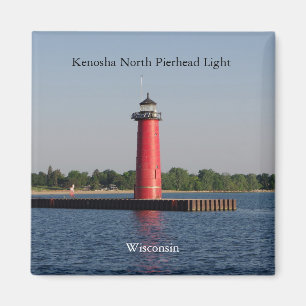 Aimant de phare de Kenosha North Pierhead
