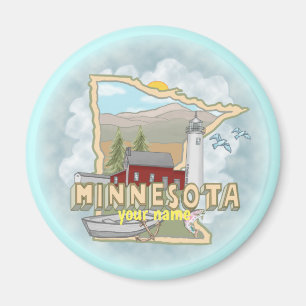 Aimant de phare du Minnesota