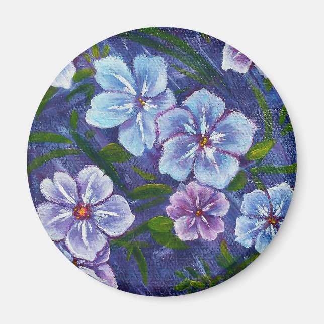 Aimant de Phlox Violet (Devant)