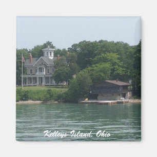 Aimant de photo de l'île de Kelley