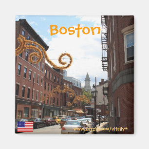 Aimant de photographie de Boston le Massachusetts