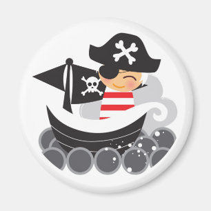 Aimant de pirate de garçon