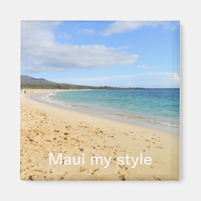 Aimant de plage de Maui (Devant)