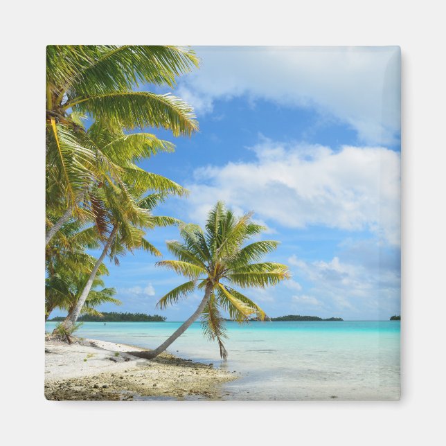 Aimant de plage de sable blanc (Devant)