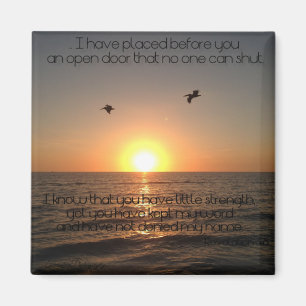 Aimant de porte ouverte