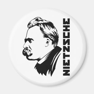 Aimant de portrait de Frederich Nietzsche