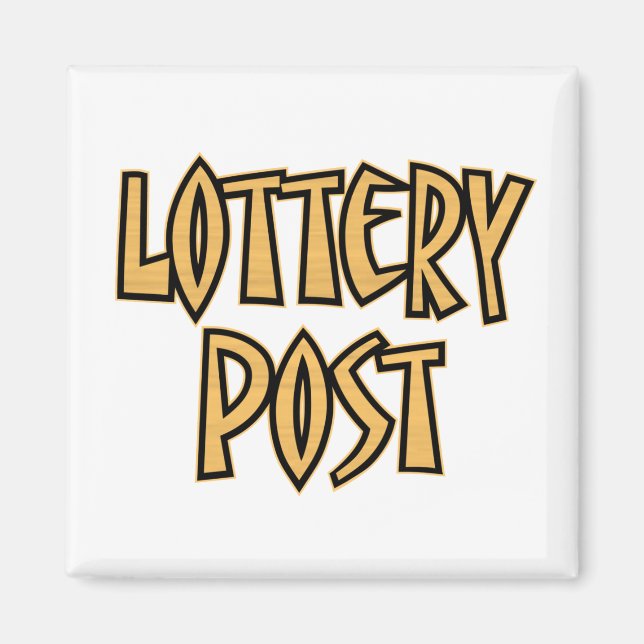 Aimant de poste de loterie (Devant)