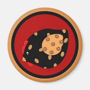 Aimant de poule de poulet du pays