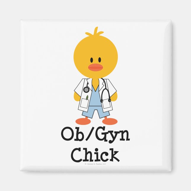 Aimant de poussette OB/GYN (Devant)