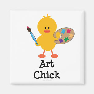Aimant de poussin d'art
