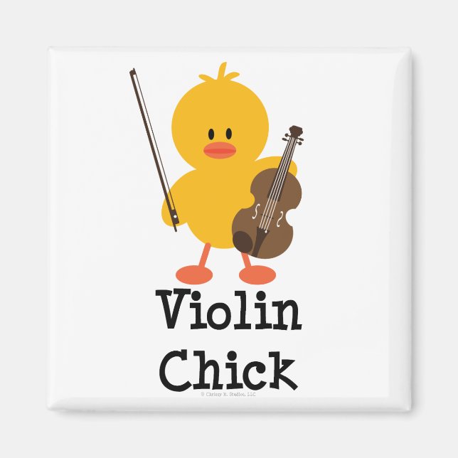 Aimant de poussin de violon (Devant)